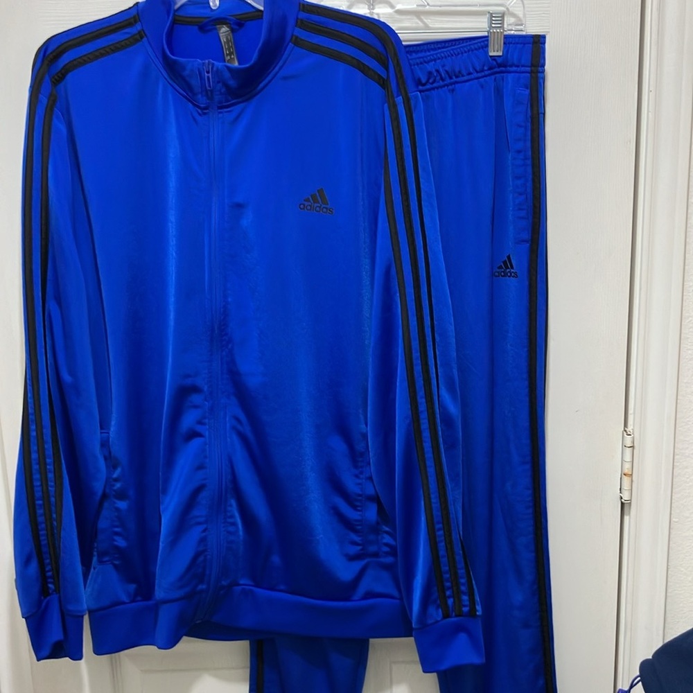 Adidas Essentials Tracksuit Warmup Sweatsuit Jogging Exercise Leisure Jump Suit